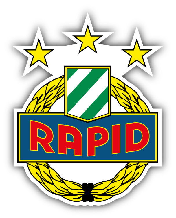 SK Rapid Wien FC Austria Soccer Football Car Bumper Sticker Decal 4» x 5»