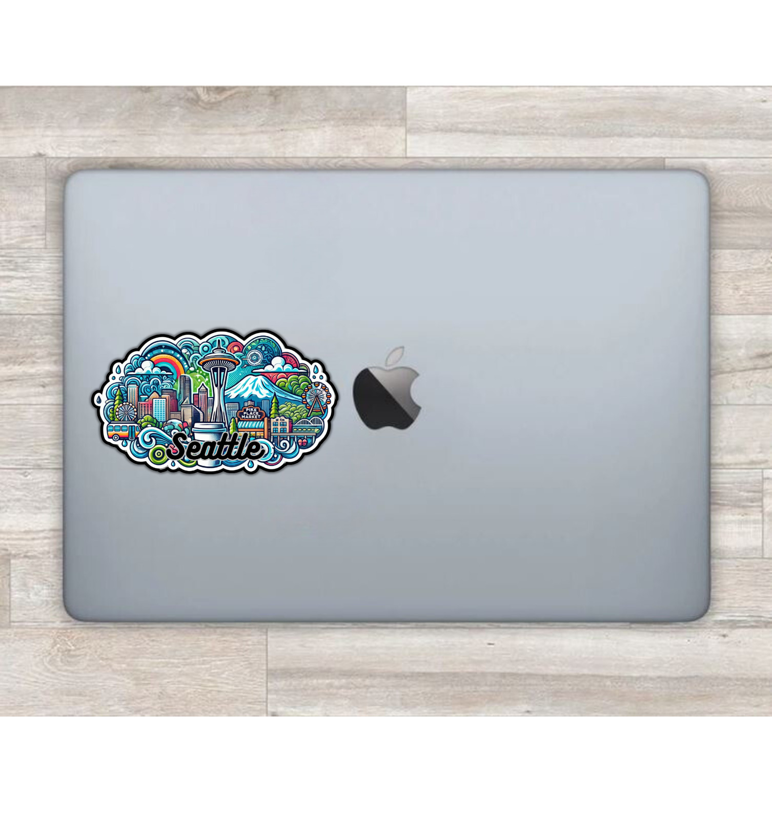 Seattle Washington Fridge Magnet or Laptop Sticker