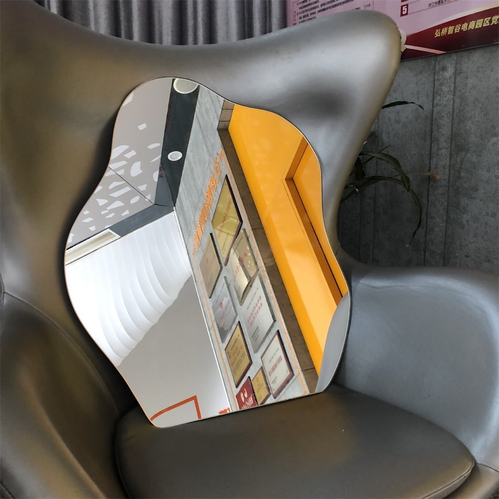Stylish and Functional Irregular Mirror for Bedrooms Living Rooms and More