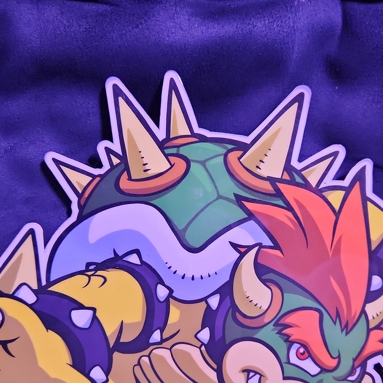 Bowser Vinyl Decal Sticker Cartoon Video Game Removable for Wall Window Door