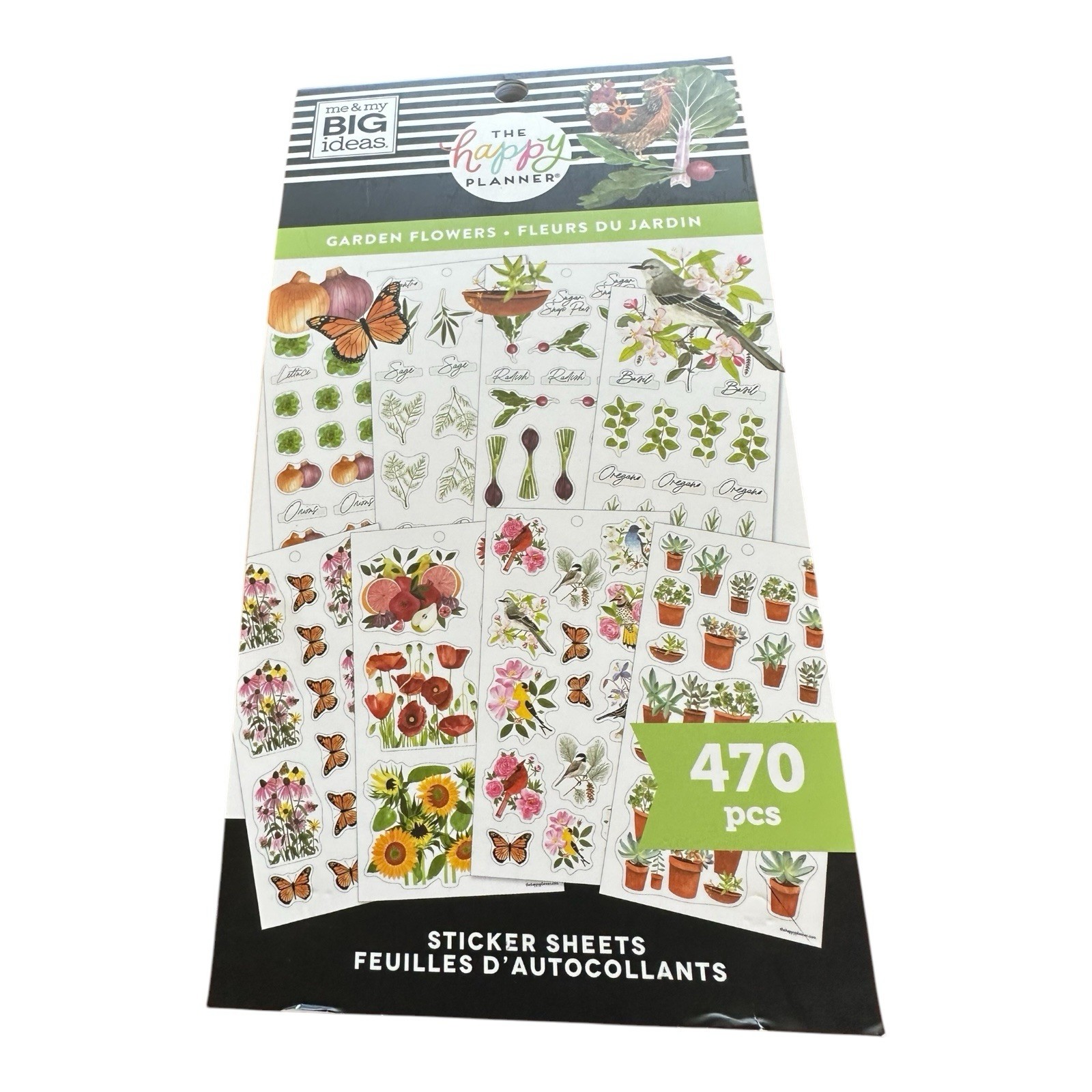 The Happy Planner Garden Flowers Book Of Stickers – 460 Total