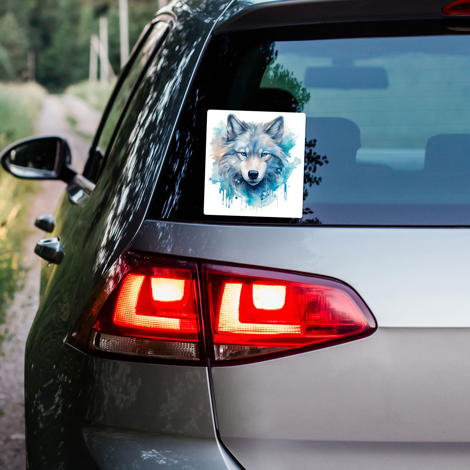 Wolf Coyote Head – Vinyl Decal Sticker – Car Window Laptop – ebn9821