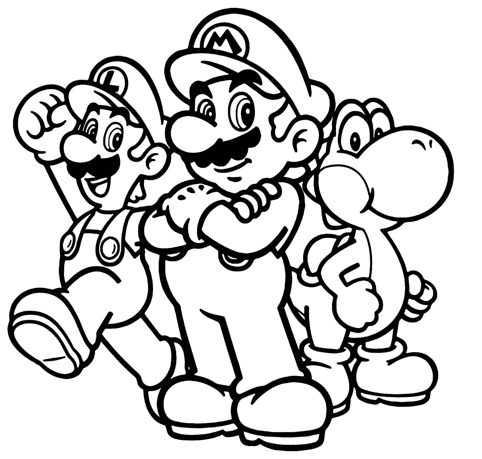 Vinyl Decal Car Truck Sticker Wall Super Mario Galaxy – Mario Luigi Yoshi v2