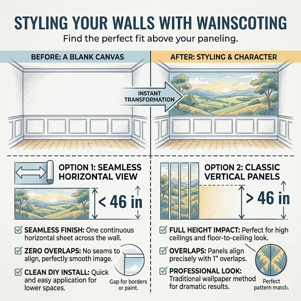 Van Gogh Irises Painting Wall Mural, Wallpaper. Self-adhesive, Removable