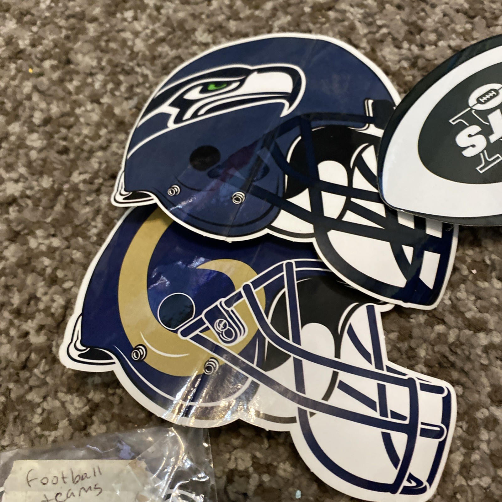 32 NFL Teams Logo Decal Vinyl Stickers Set for Skateboard Laptop + Bonus VTG