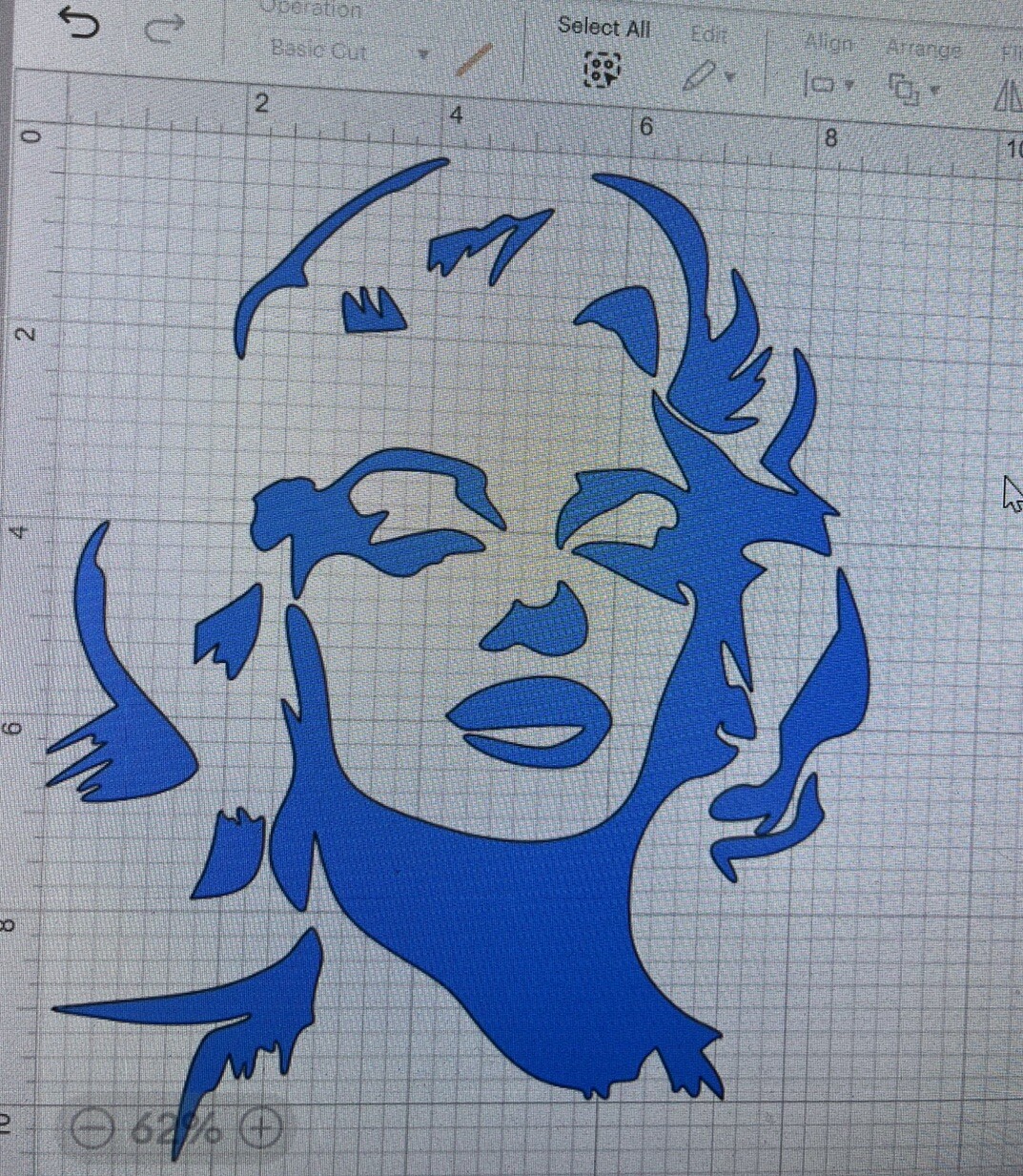 Marilyn Monroe Celebrity Decal Sticker Art Decor, 11×9” Removable Wall Vinyl