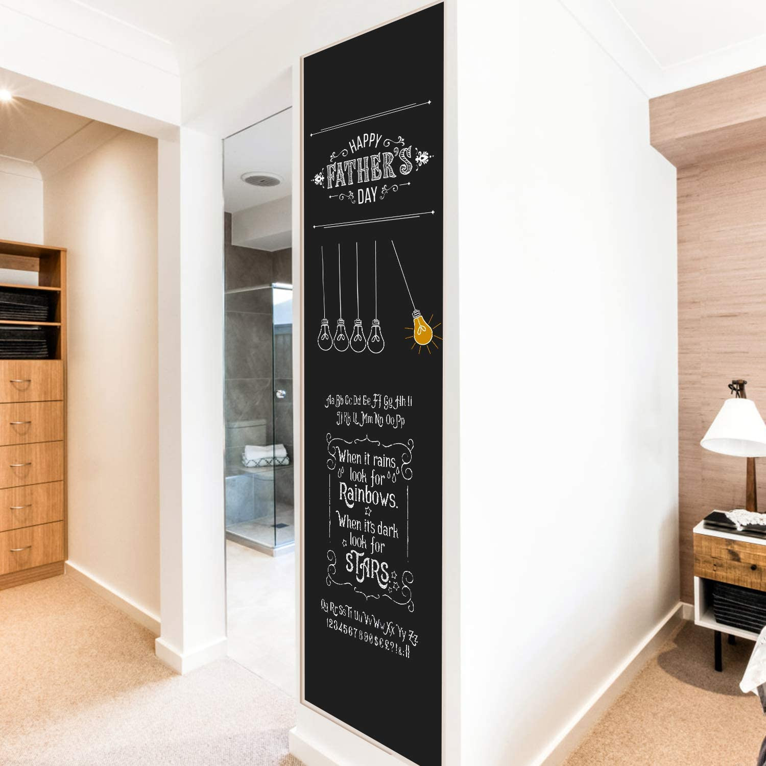Chalkboard Wall Sticker Wall Decal Blackboard Wallpaper Large Chalkboard Contact