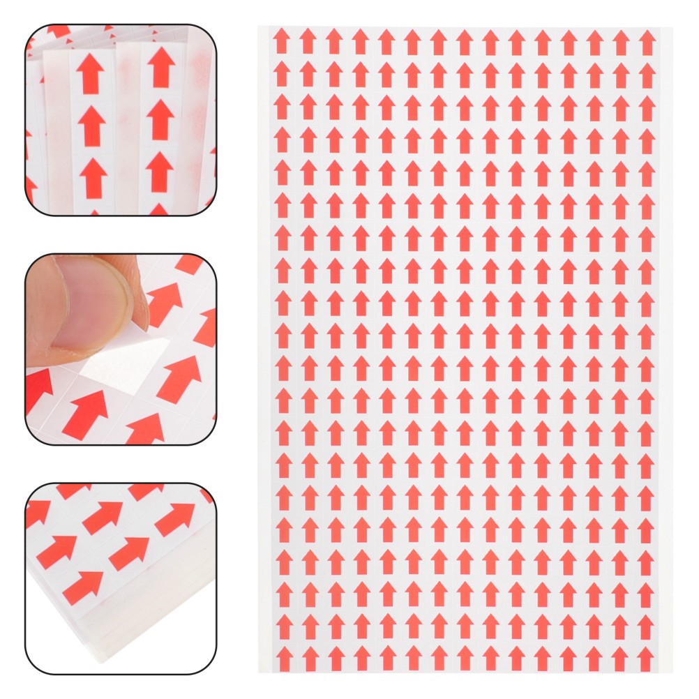 20 Sheets Arrow Stickers Directional Arrow Signs Direction Indication Arrow