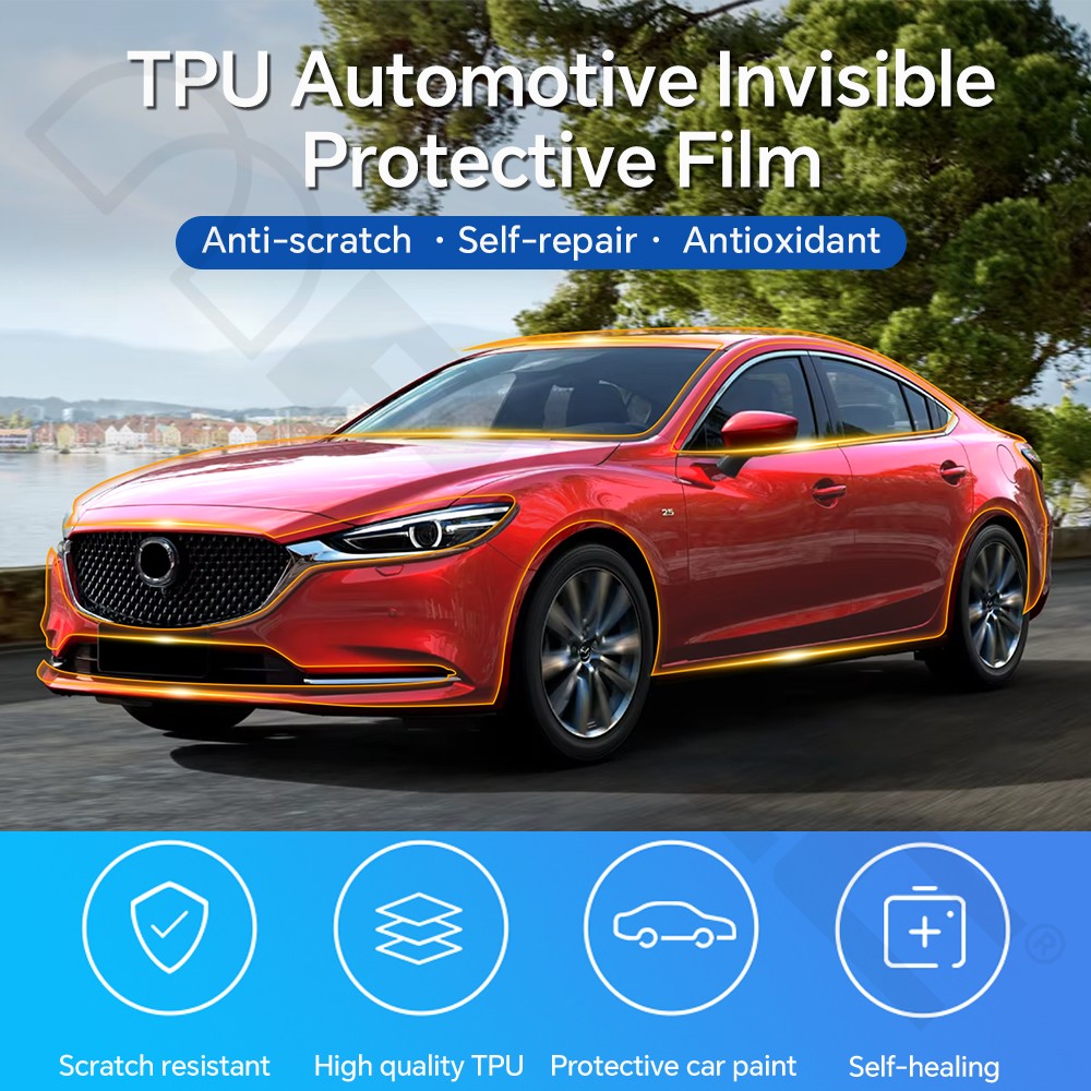 For Mazda 6 Atenza 2018-2021 Paint Protection Film PreCut TPU PPF Clear Bra Kit
