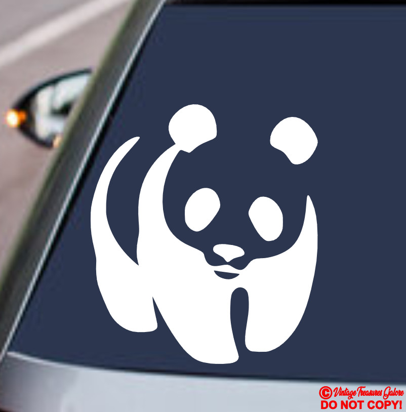 PANDA BEAR Vinyl Decal Sticker Car Rear Window Wall Bumper JDM ANIMAL CUTE DRIFT