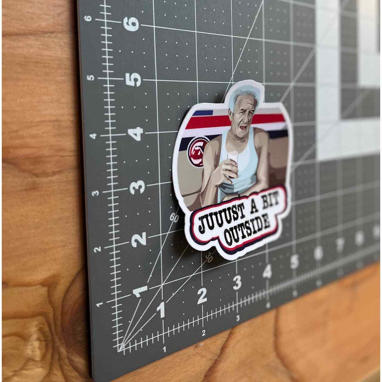 Major League | Baseball | Harry Doyle | Just a bit outside | Vinyl Sticker Decal