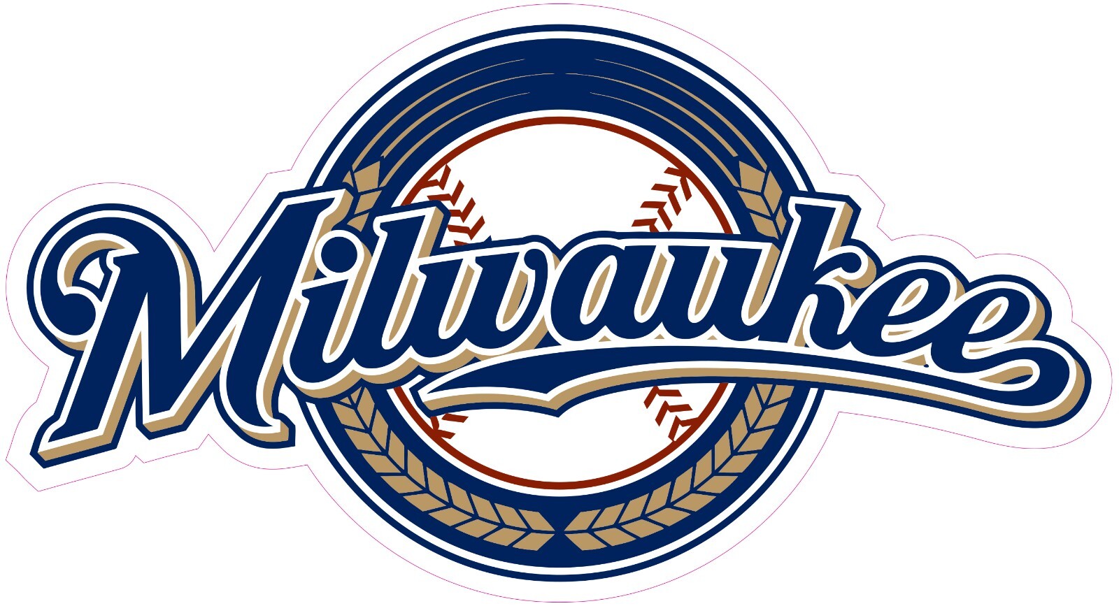 Milwaukee Brewers Vinyl Decal Sticker Car Truck Bumper Tumbler Mug