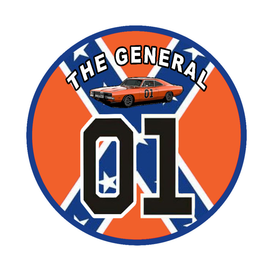 Dukes of Hazzard’s «The General» – 4″ Handmade Vinyl Decal Truck Cooler Decor 26