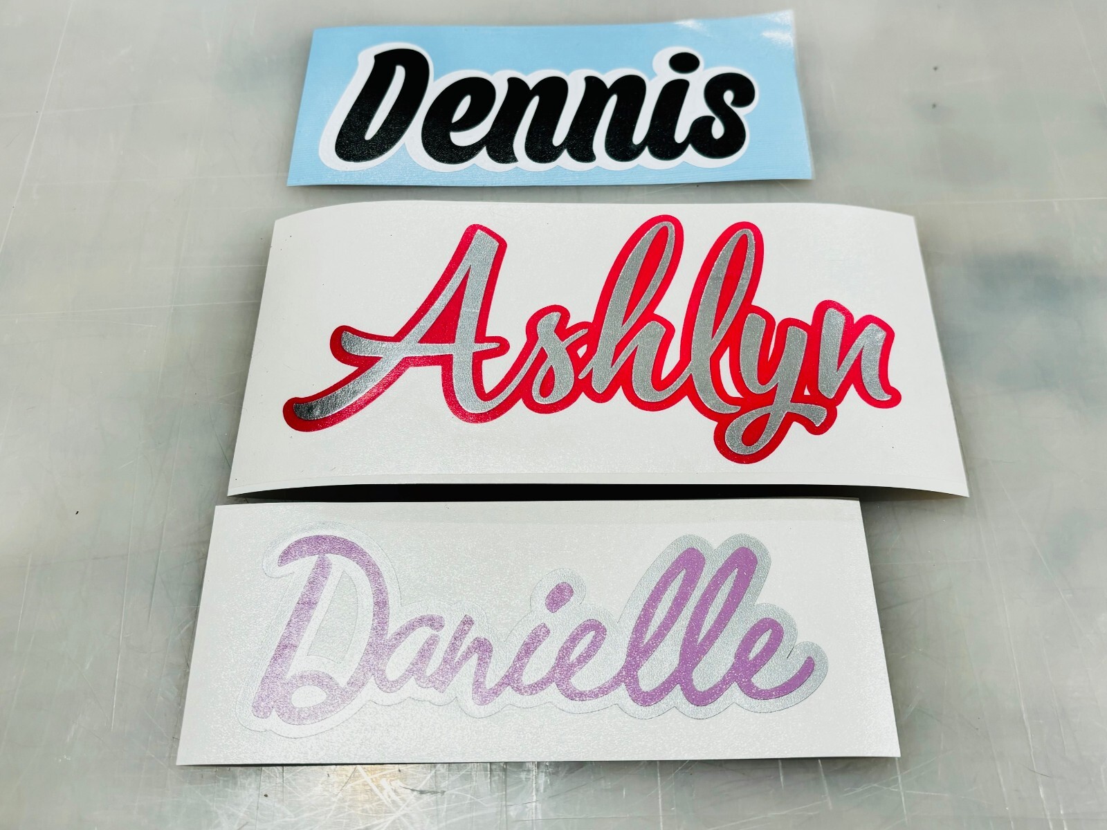 TWO Poulan Text Logo Die Cut Vinyl Decals Lawn & Garden Power Equipment