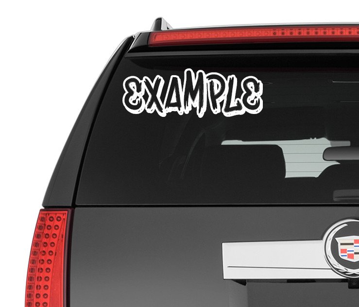 Custom Vinyl Decal Truck Car Sticker Laptop Window Walls Glass See Description