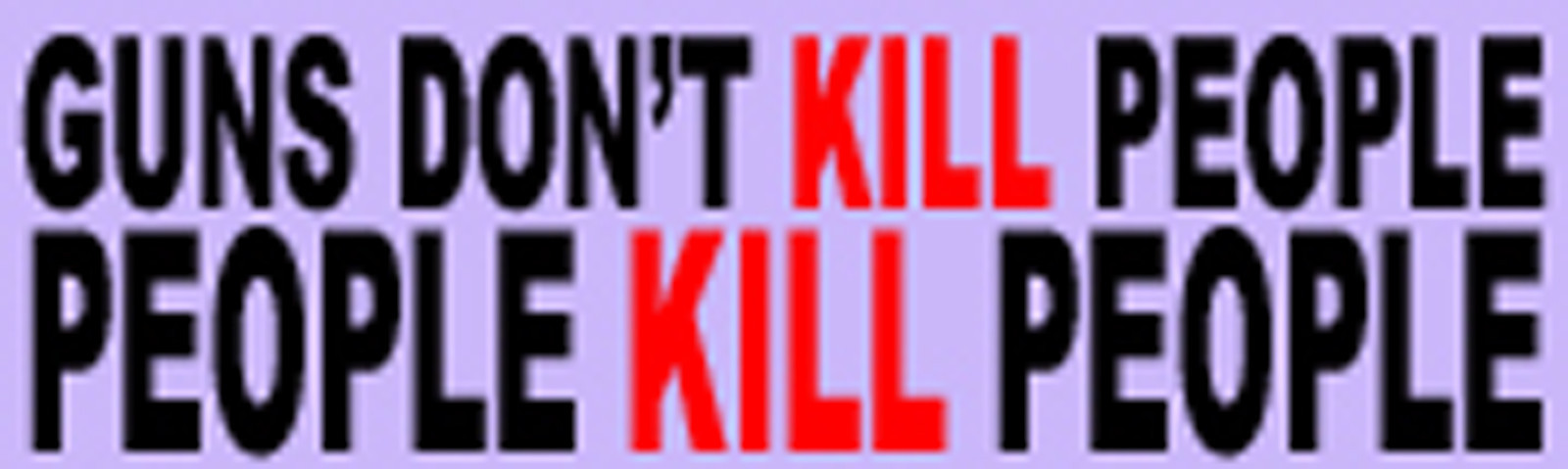 Guns Don’t Kill People People Kill People Hard Hat Sticker SG-9