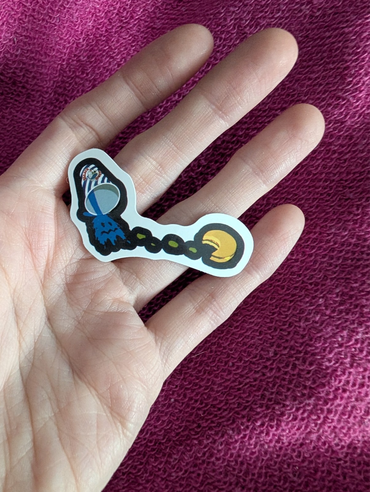 Pac-Man Sticker – Retro Arcade, Video Game, Blinky, Ghost, Pinky, Clyde