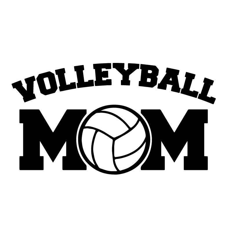 Volleyball Mom Vinyl Decal