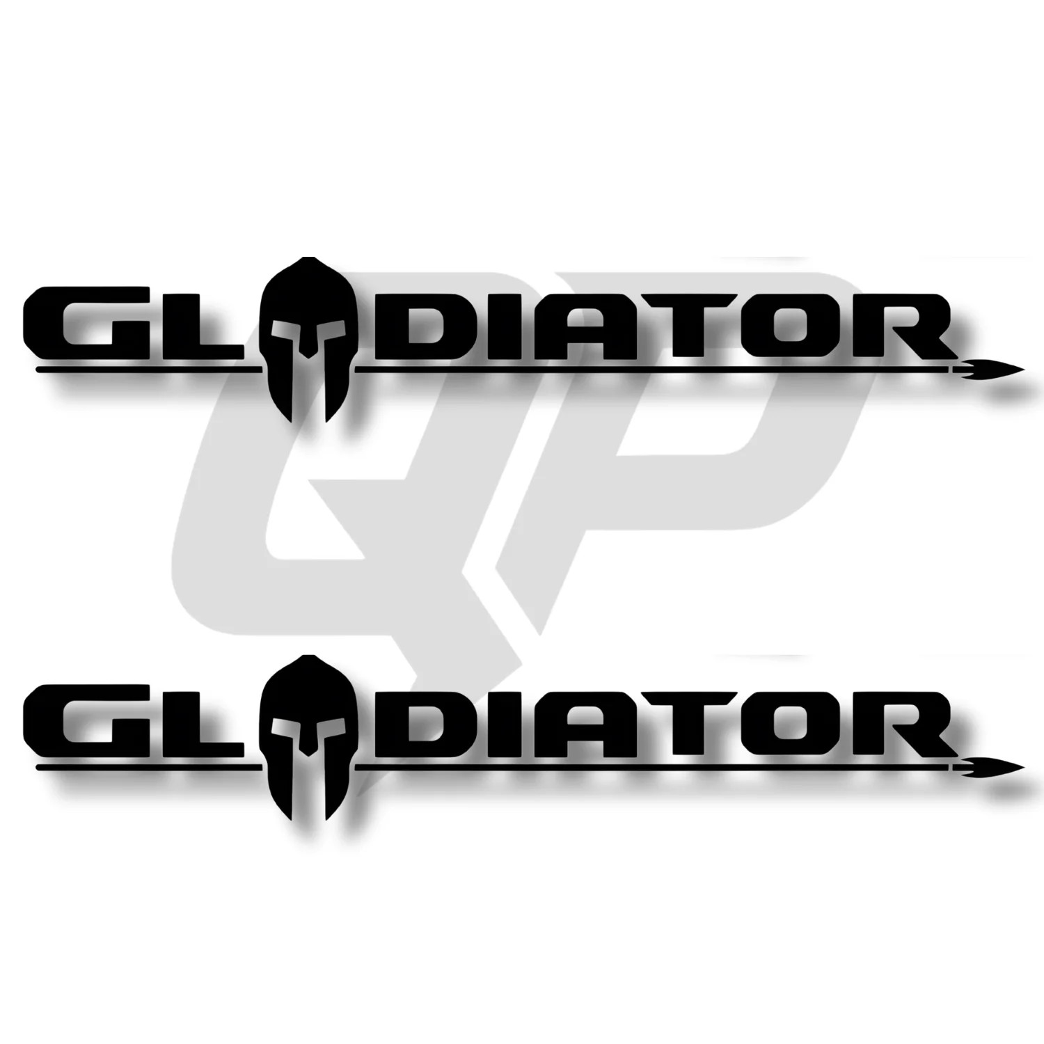 Aftermarket Jeep Gladiator Spartan Decal – Set of 2