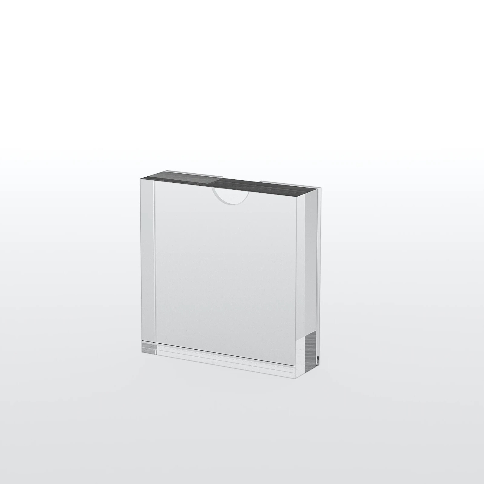 3″ X 3″ Acrylic Block Sign Holder Econoco HVACTK33 (Pack Of 10)