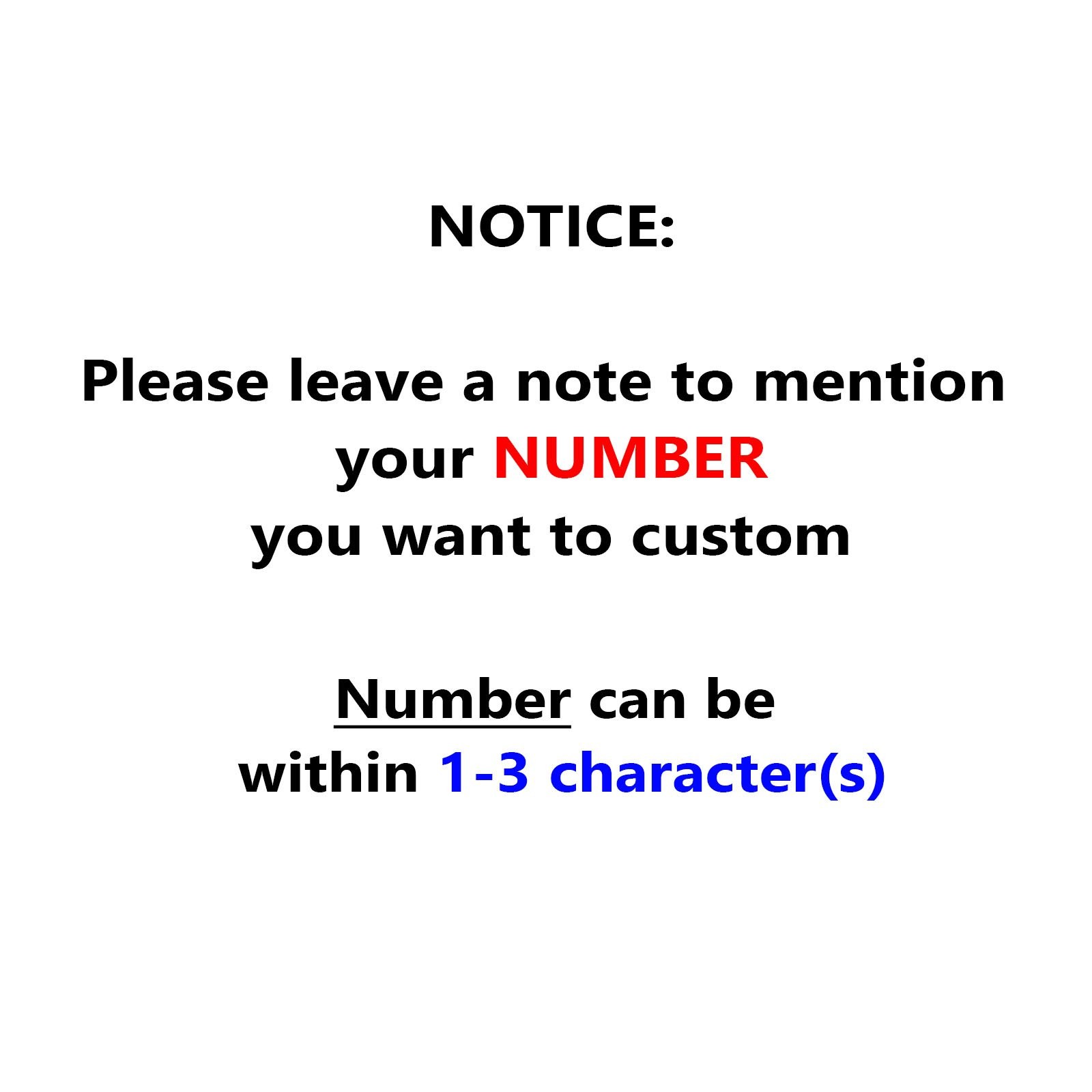 3x 3 Digit Custom Single Number Sticker Decal Locker Door Mailbox Helvetica Neue