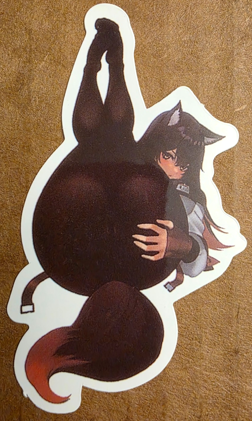 Waifu Sticker Kitsune Fox Girl Monster Idol Princess Anime Manga Pinup Pin Up