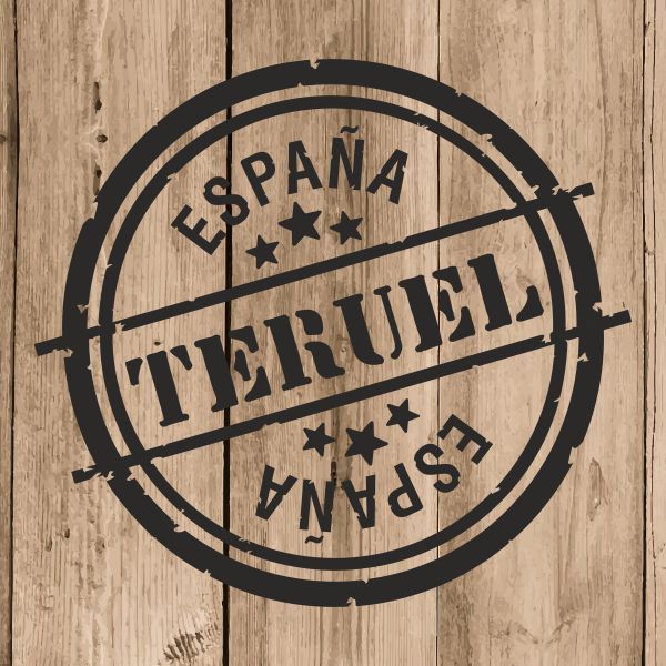 Teruel Sticker Vinyl 10 cm / 4″ Decal Stamp Teruel Spain Car Laptop Tablet Wall