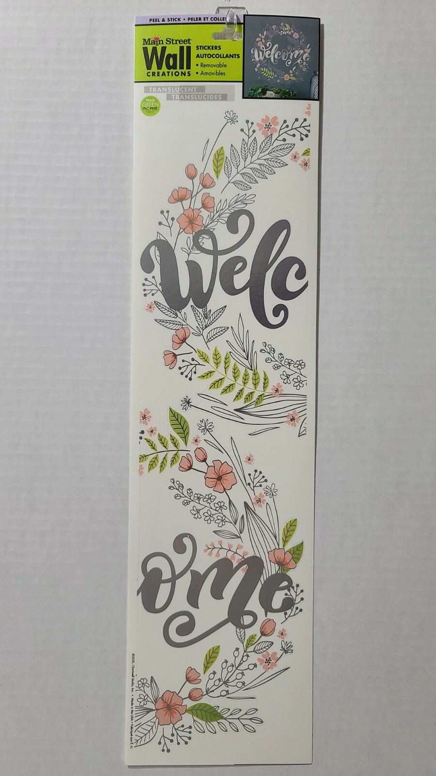 Main Street Wall Creations Stickers «Welcome», SKU 314166, NEW