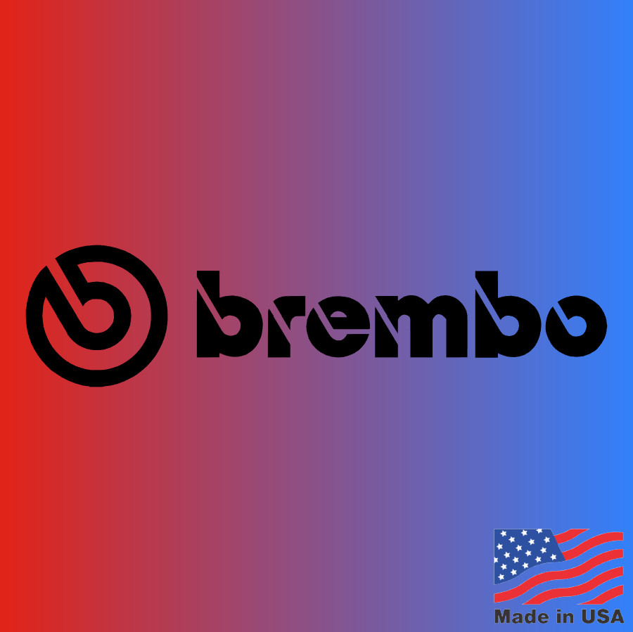 Brembo Vinyl Decal – Many colors available – Free Shipping