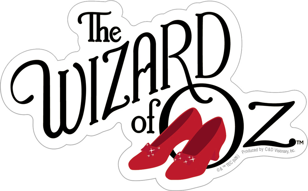 Sticker – The Wizard Of Oz Dorothy Ruby Slippers Logo 1930s Children’s Movie