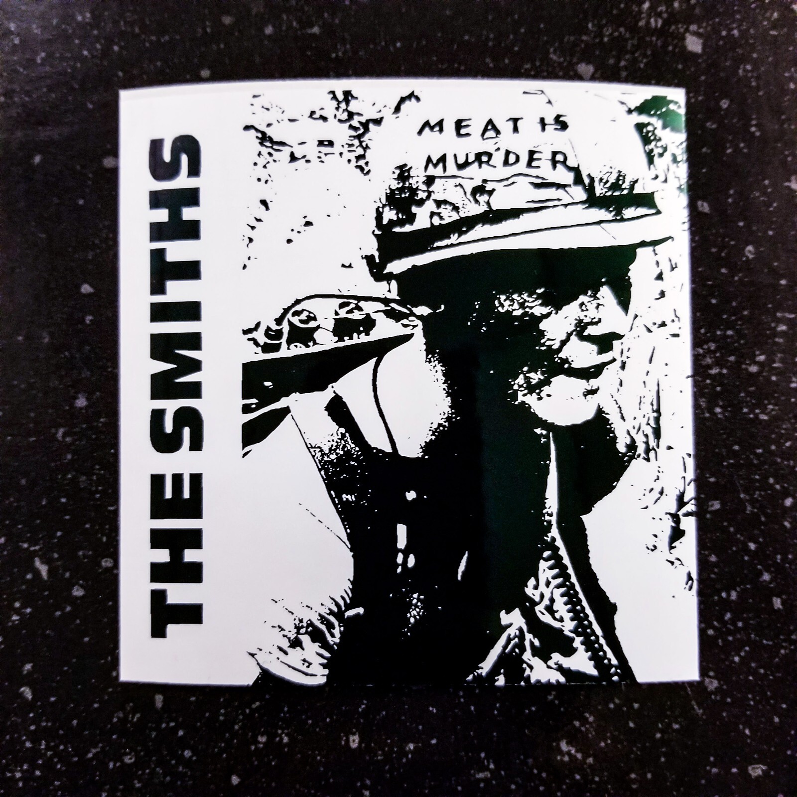 🦇 The Smiths Meat is Murder 4 x 4″ Waterproof Vinyl Sticker [💪 HQ Durability]