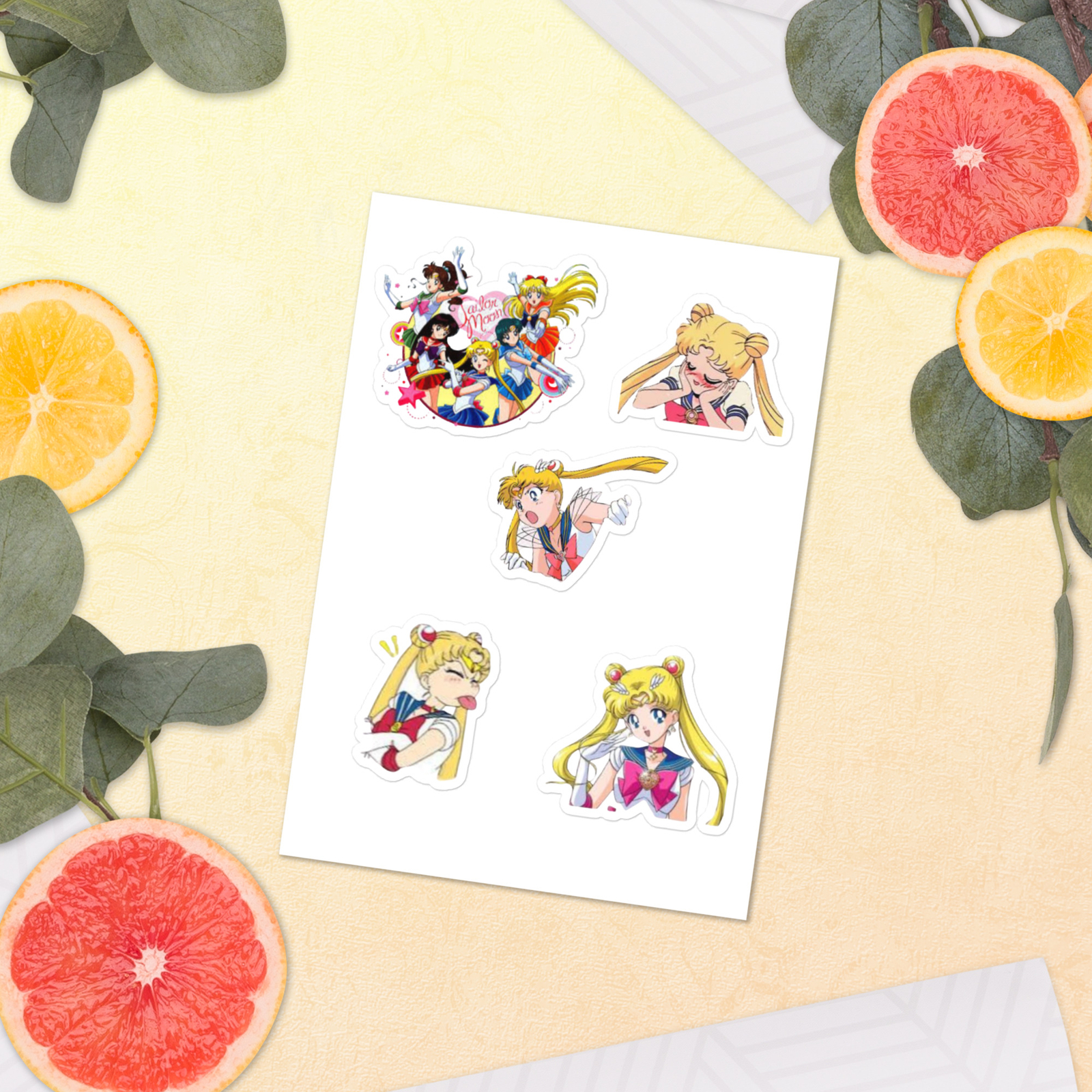 Sailor moon anime Sticker sheet