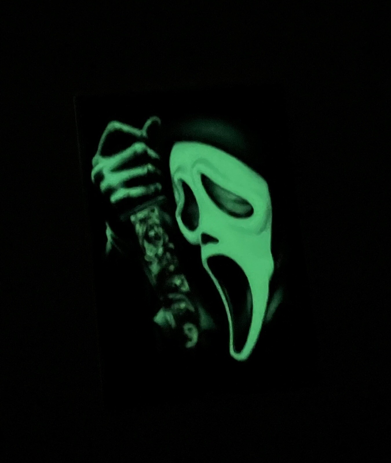 Ghostface Scream Horror Glow In The Dark Vinyl 3inch Sticker