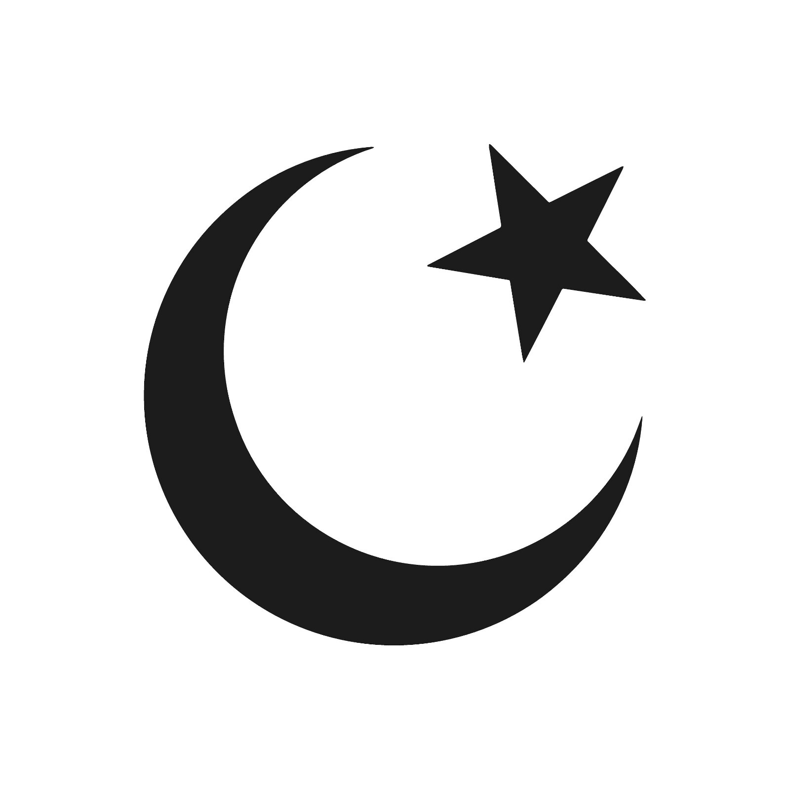 Islam Muslim Sufi Moon symbol Phone Window Vinyl Decal Sticker