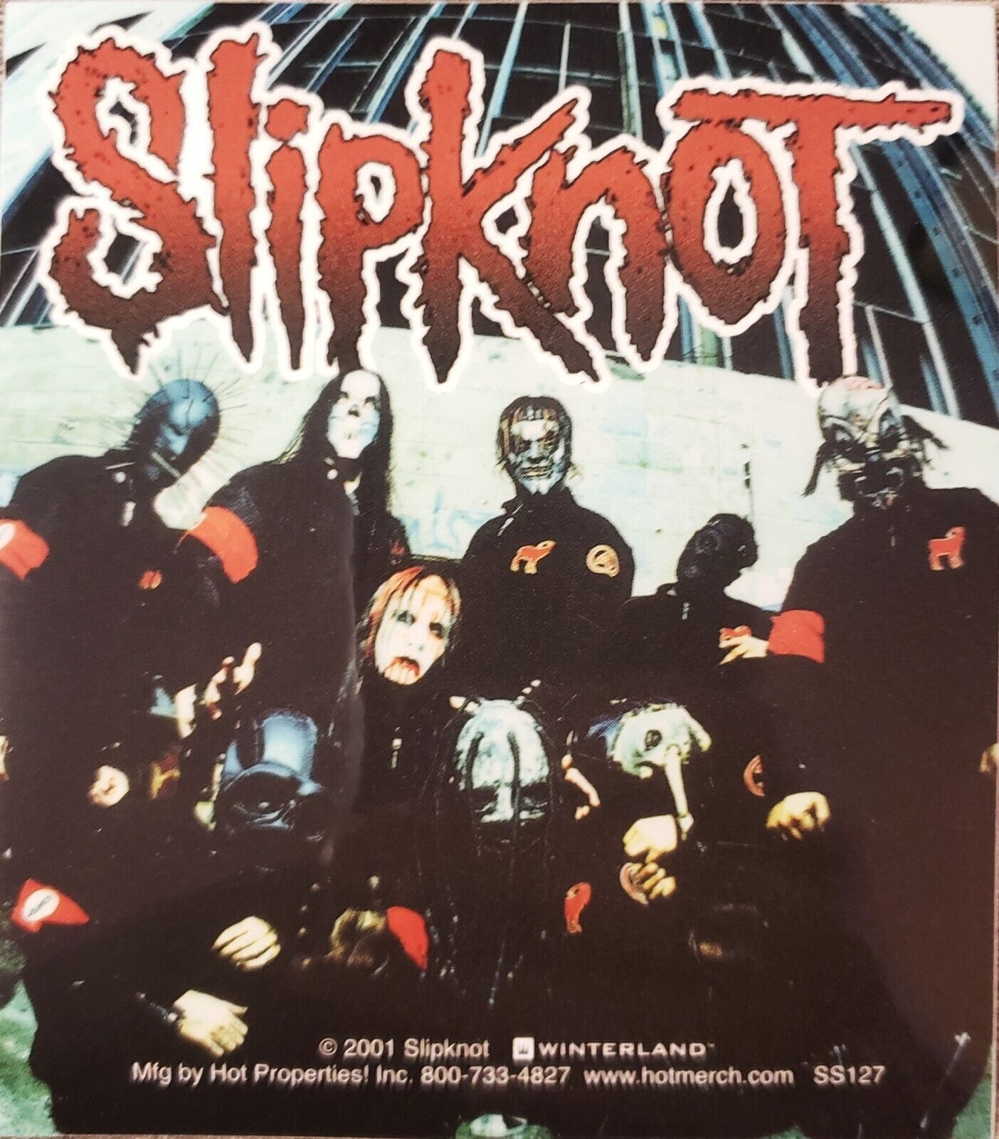 Slipknot Decal Sticker Laptop Skateboard Window Bumper Glossy Vinyl 4 X 3.5