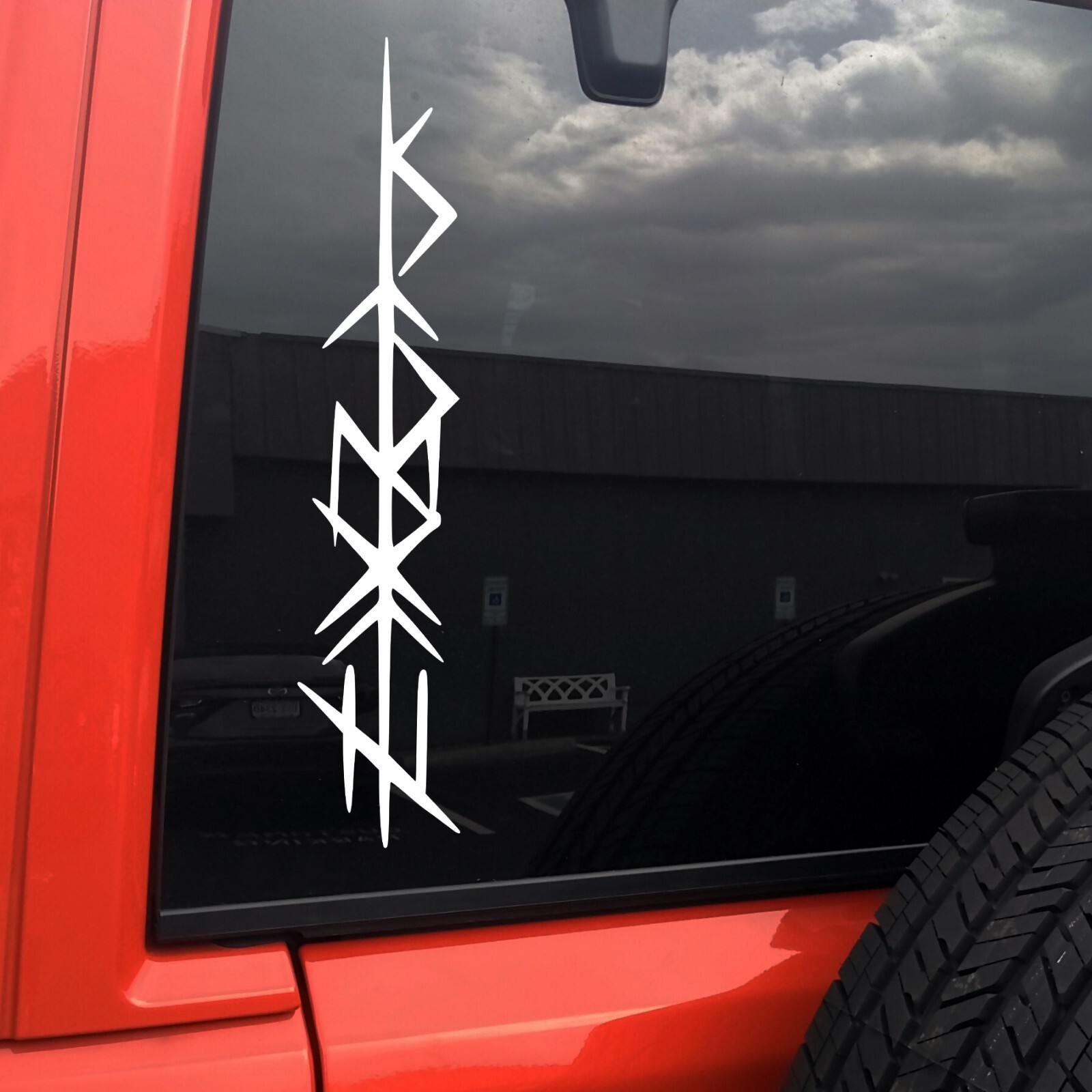 Strength Bind Rune Vinyl Decal V2 | Viking Bindrune Norse Mythology | Sticker