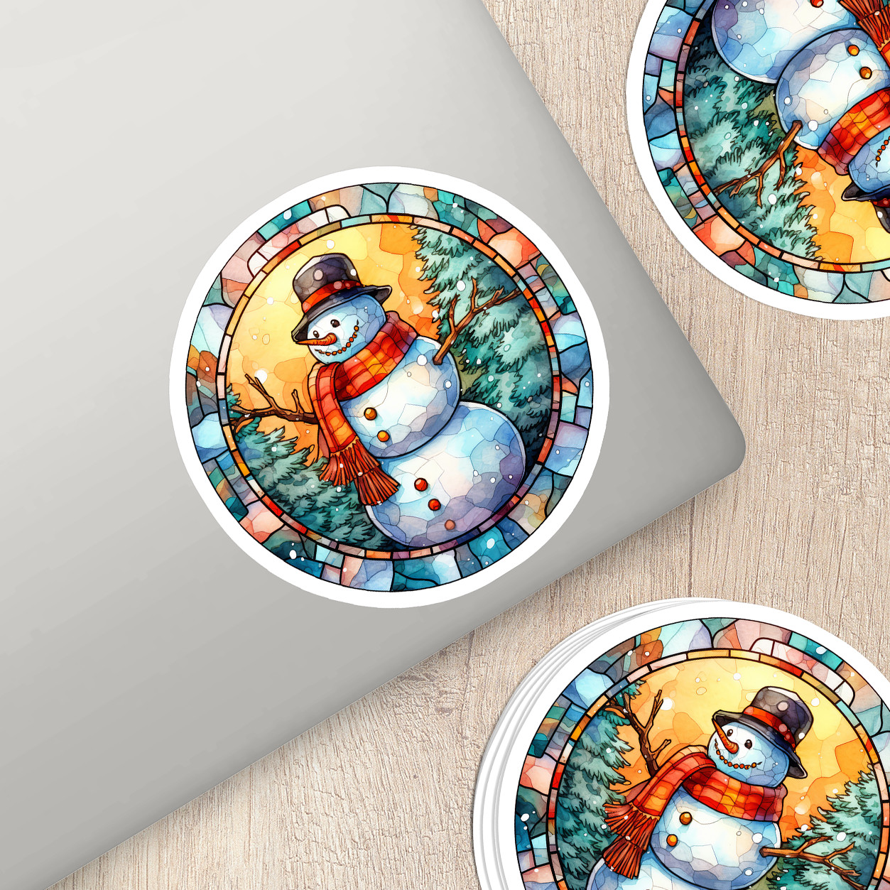 Snowman Vinyl Sticker – Add a Frosty Friend to Your Life