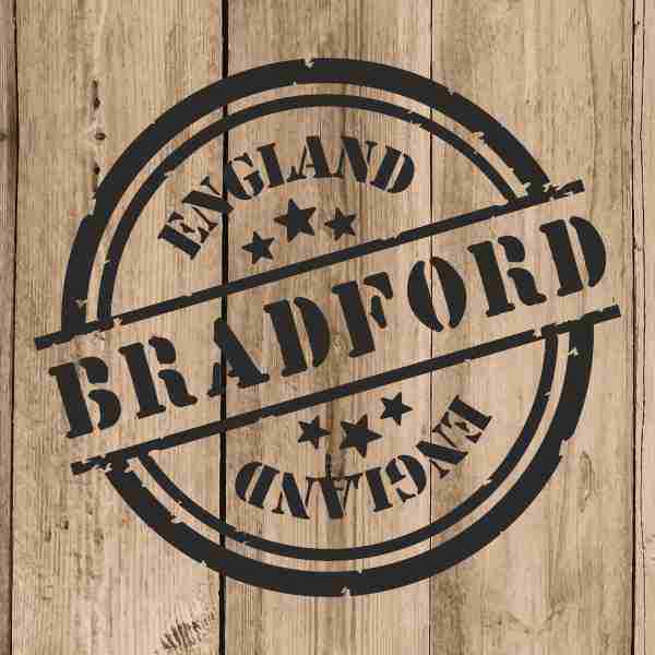 Bradford Sticker Vinyl 10 cm / 4″ Decal Stamp Bradford England Car Wall Laptop