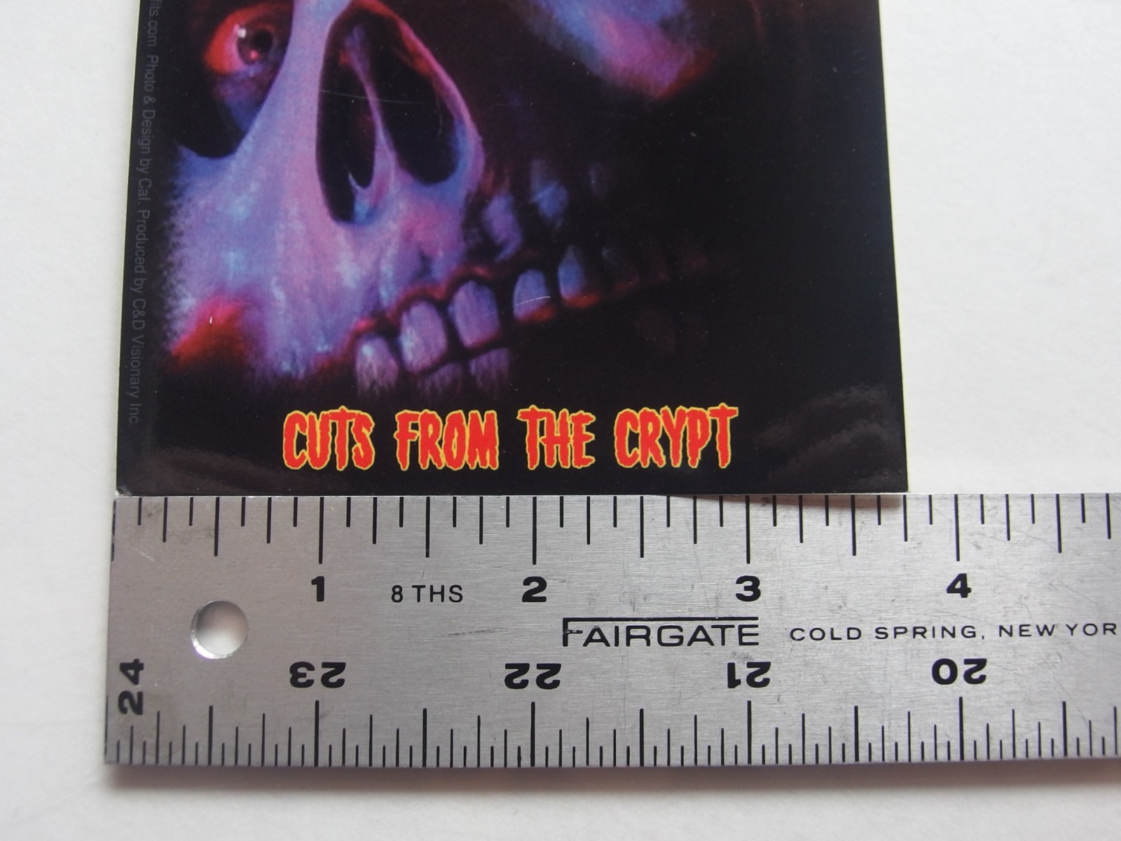 Misfits Cuts From the Crypt Sticker C&D Visionary 2002 Licensed 3.75″ x 5″ Punk