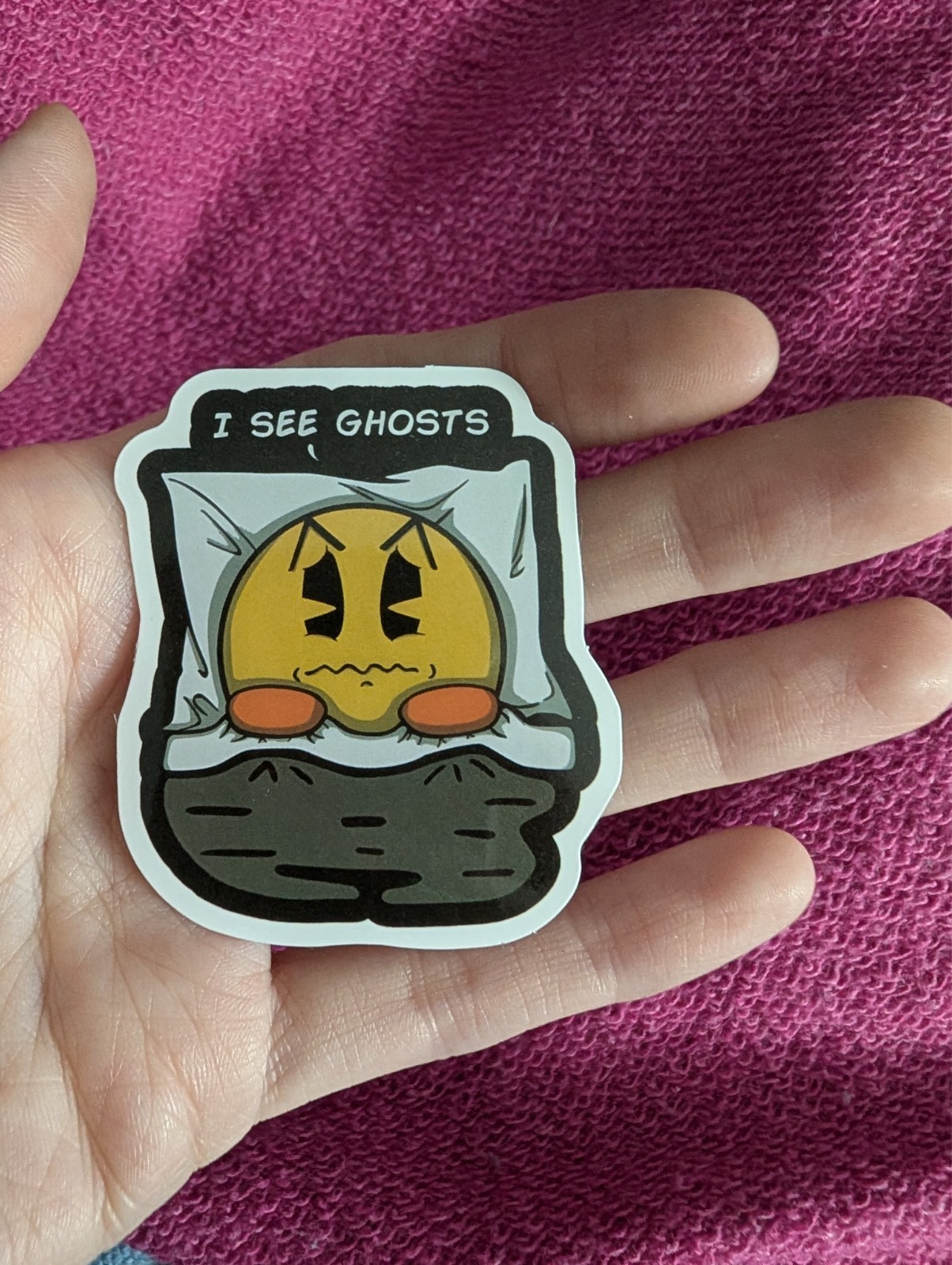 Pac-Man Sticker – Retro Arcade, Video Game, Blinky, Ghost, Pinky, Clyde