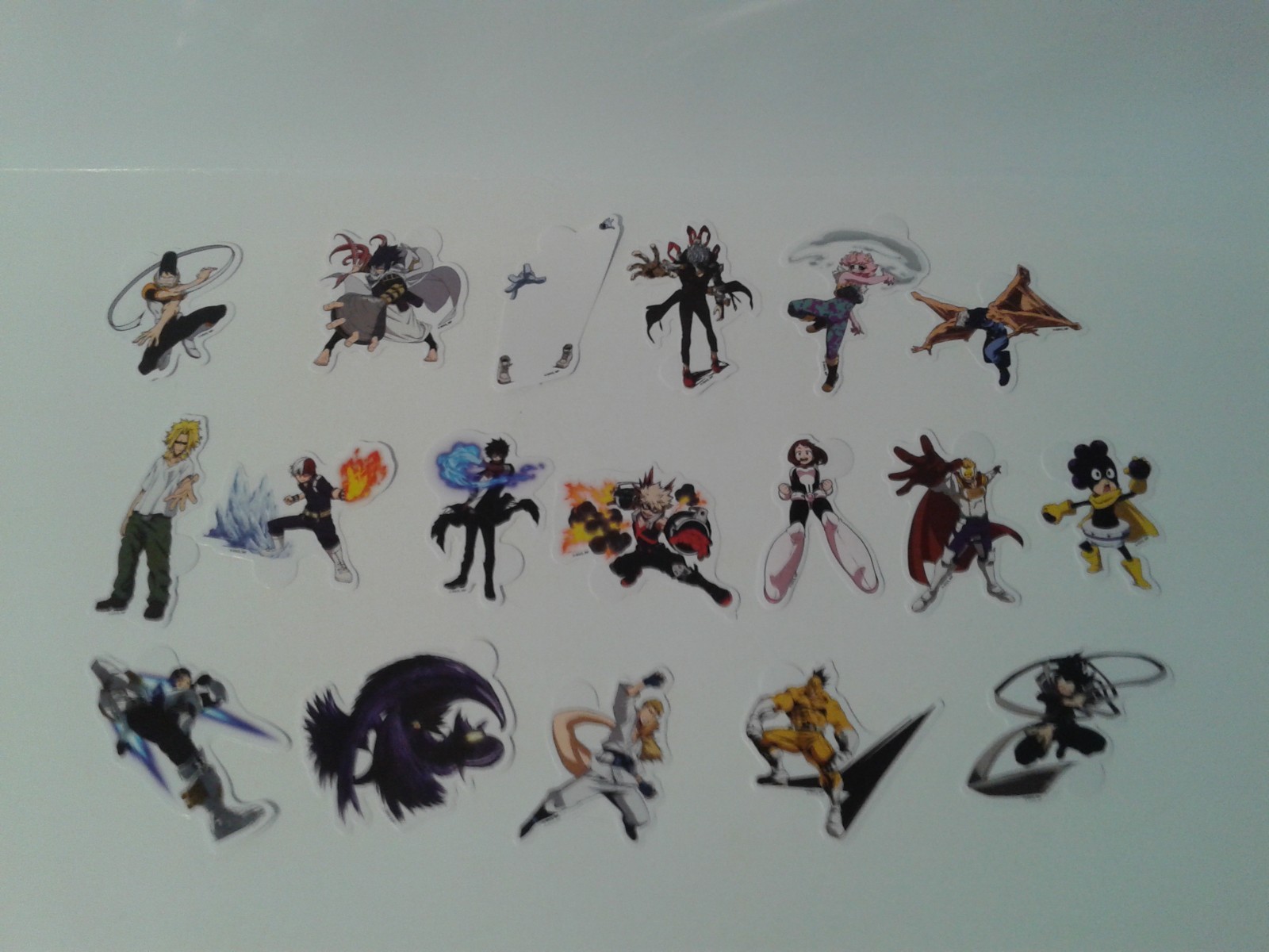 My Hero Academia mini vinyl decals lot #4