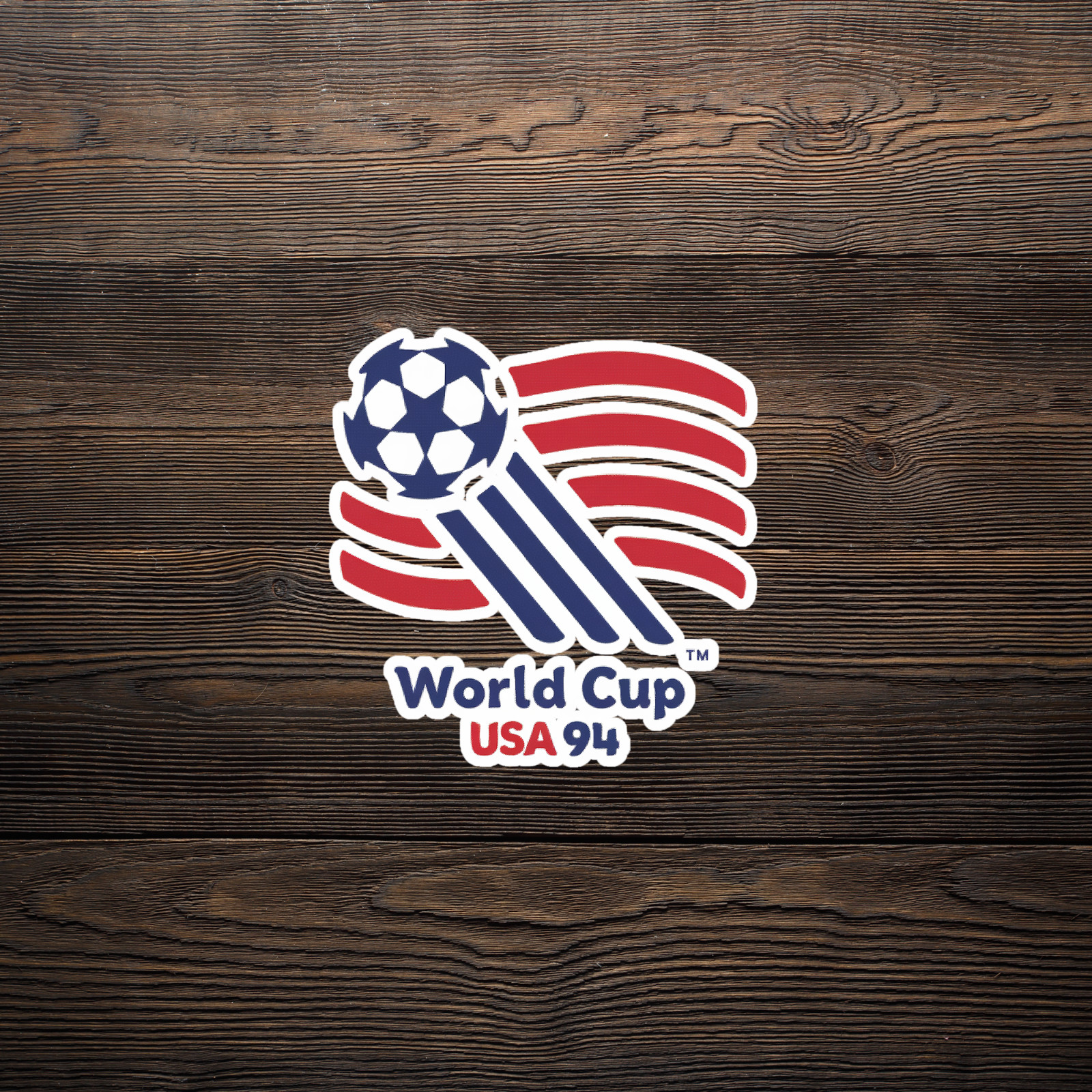 Vintage 1994 World Cup USA Soccer Logo Sticker Retro Sports Memorabilia #1640