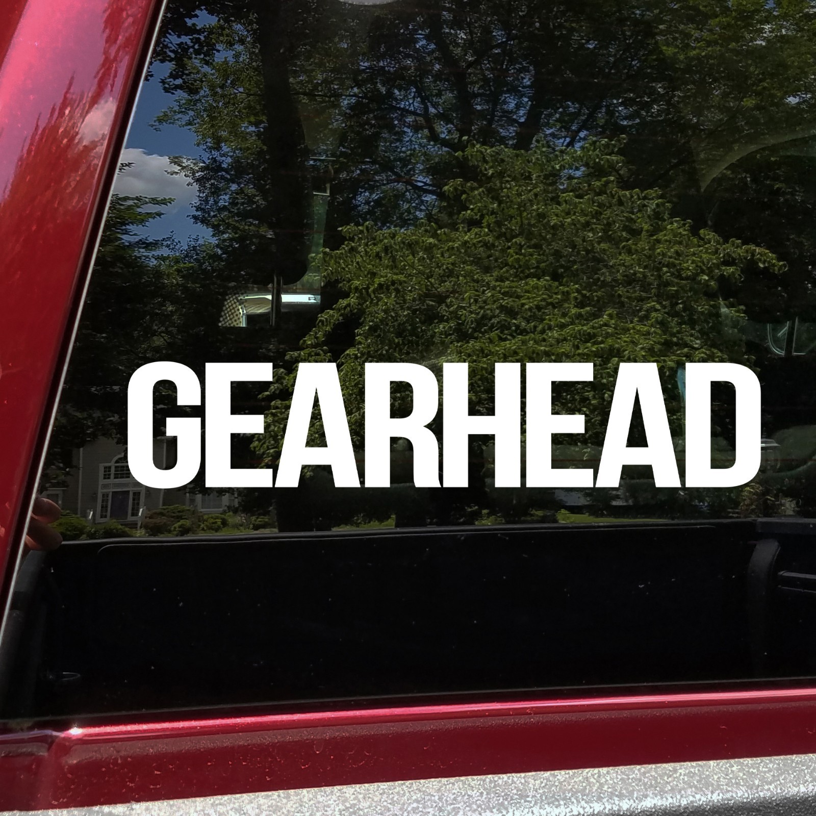 Gearhead Vinyl Decal Automotive Motorcycle Racing Fabrication Garage Sticker