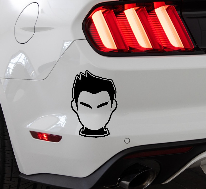 Little Mac Punch Out Super Smash Bros Indoor/Outdoor Matte Black Decal 3″x2.1″