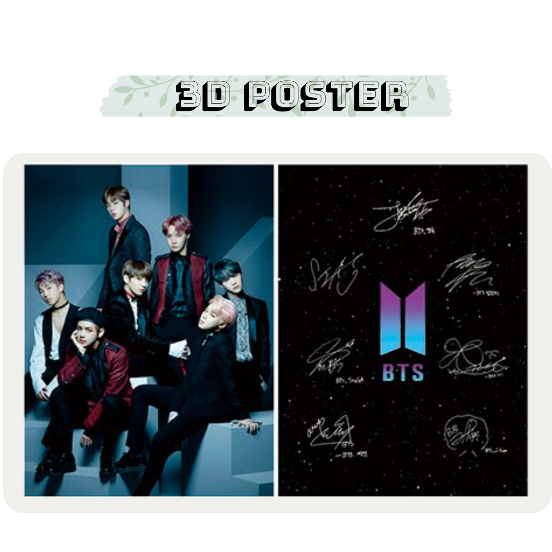 BTS 3D Poster
