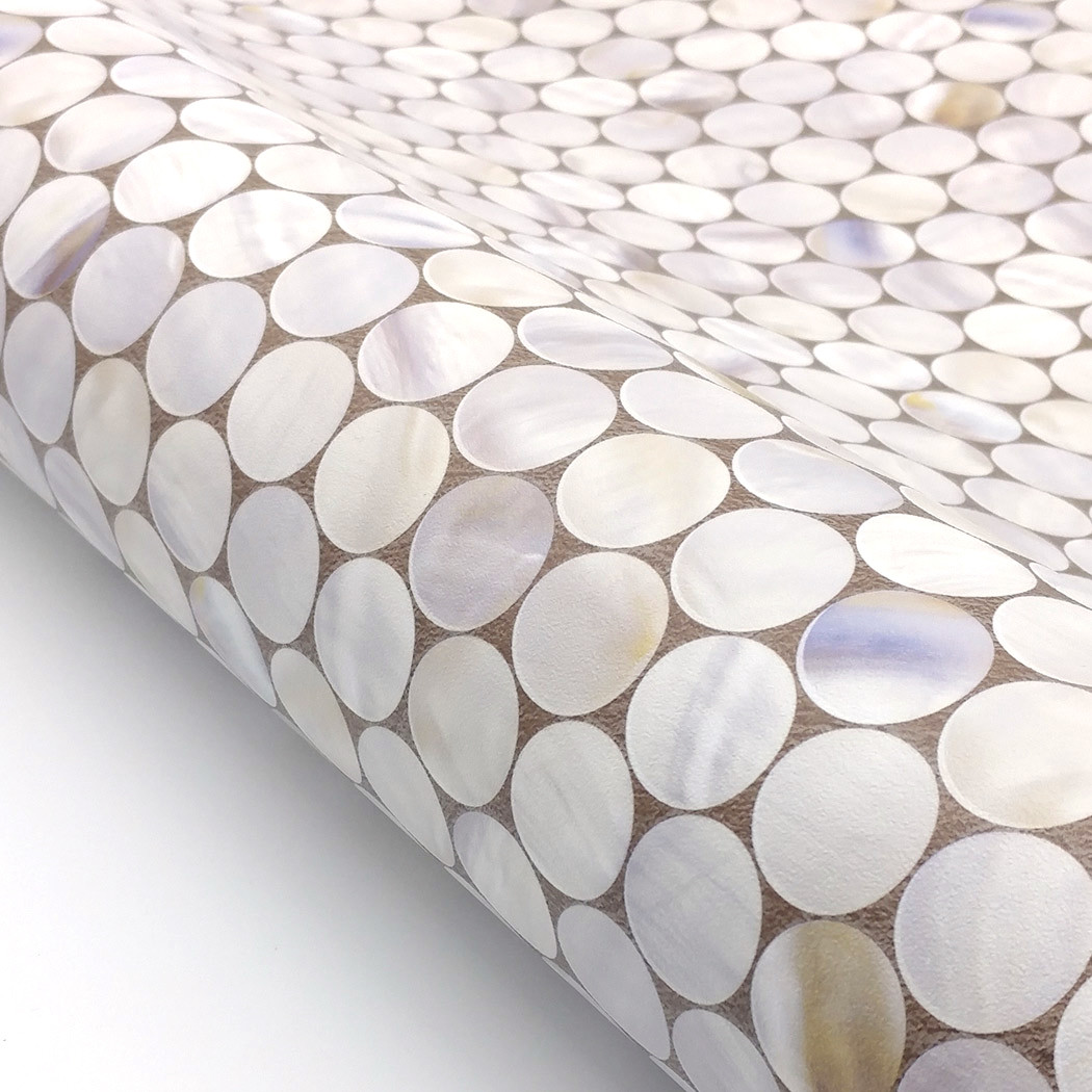 Circle Tile Pattern Peel And Stick Wallpaper Self-adhesive