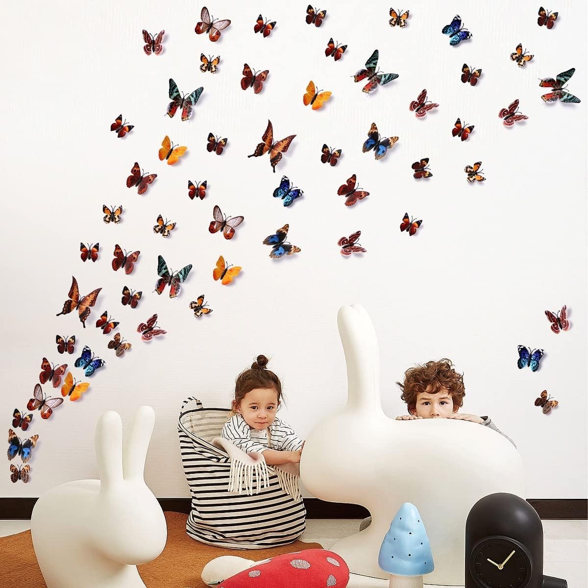 Magnetic & Adhesive 3D Butterfly Art Stickers – Transform Your Space