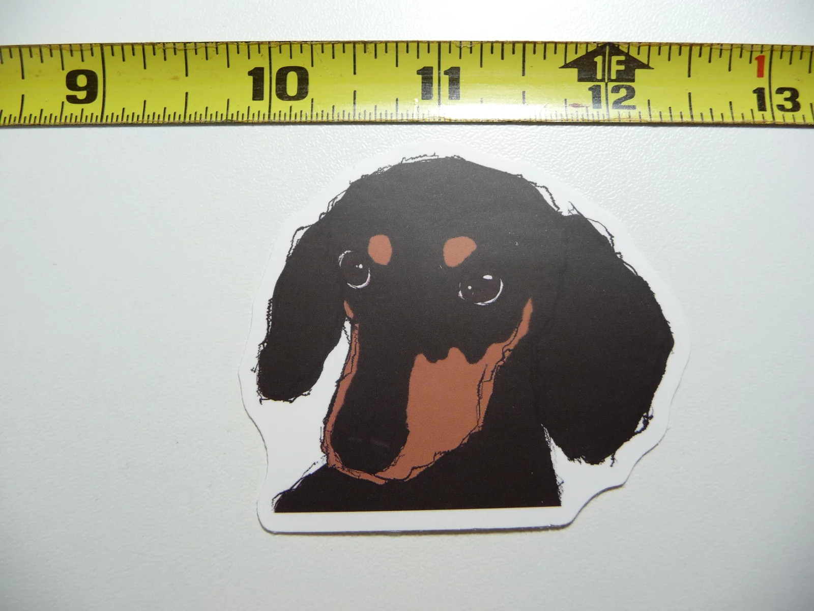 DACHSHUND PORTRAIT SMALL STICKER DECAL DOG PET DOXIE WIENER LOVE LOVER