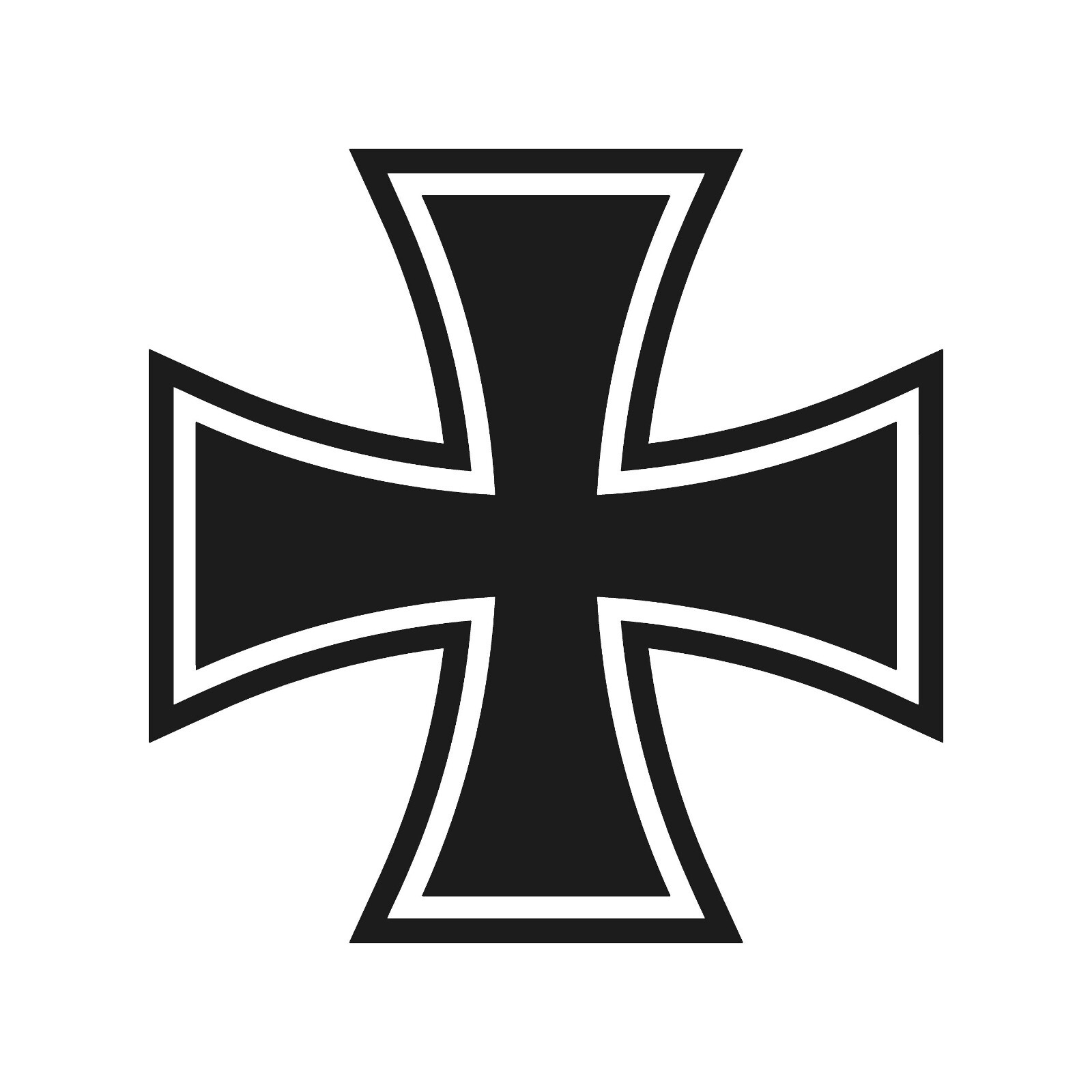 German Cross Iron cross Vinyl Decal Cross symbol Sticker