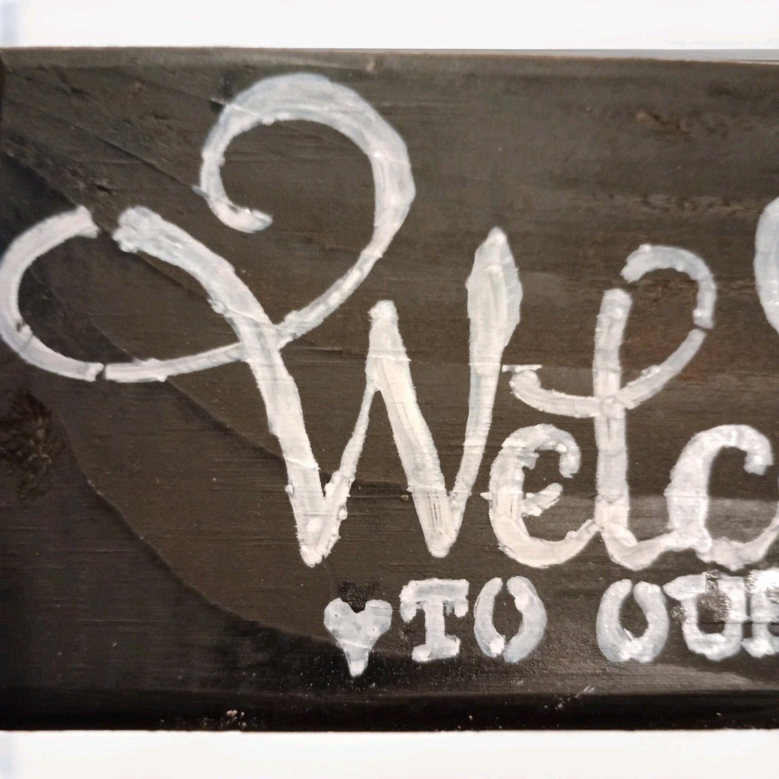 Handmade Wooden Home Decor Sign Rustic Welcome To Our Home Decor Sign Farmhouse
